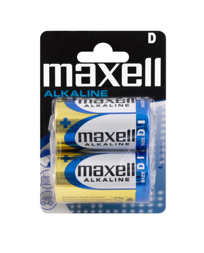 Elem alkaline D Góliát 2db csomag Maxell Barká