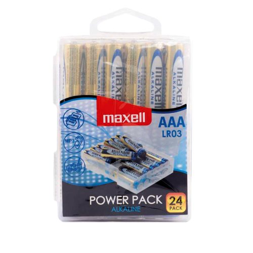 Elem alkaline AAA 24db/csomag Maxell