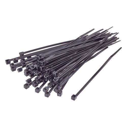 Kábelkötöző 2,5x100mm 100db-os fekete
