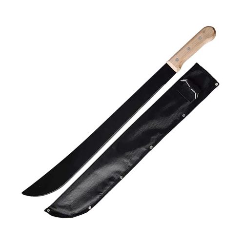 Bozótvágó kés 50cm fa nyéllel tokkal Hoteche