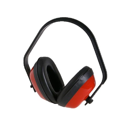 Fülvédő piros/fekete párnázott CE/EN Wtools