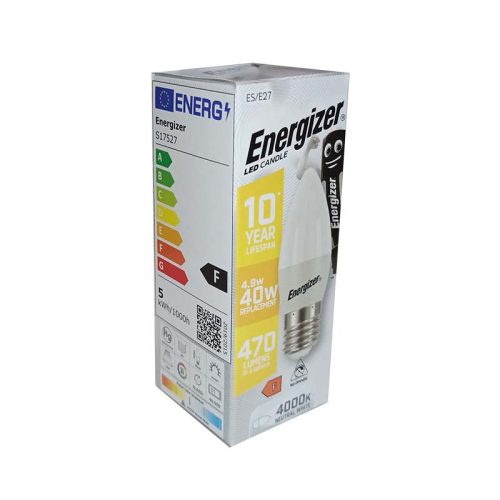 Energizer izzó led gyertya E27 49W 4000 K (semleges fehér) 470 LM (40W)