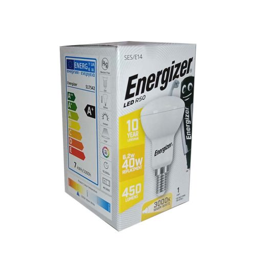 Energizer izzó led R50 E14 62W 3000 K (meleg) 450 LM (40W)